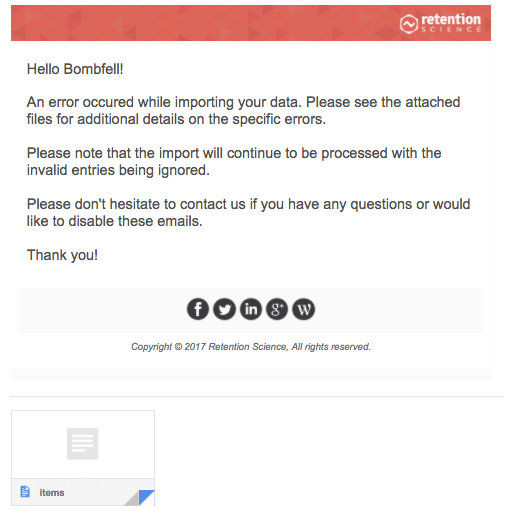 Understanding Notification Emails - Import Error: Invalid Entries ...